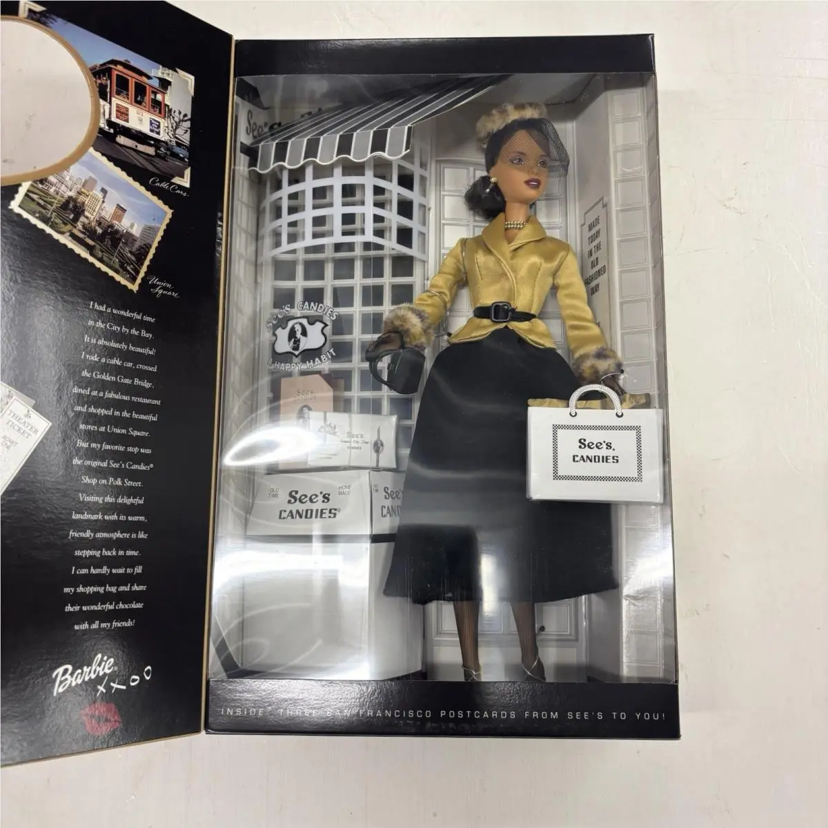 Barbie I Left My Heart in San Francisco See`s Candies African American Doll