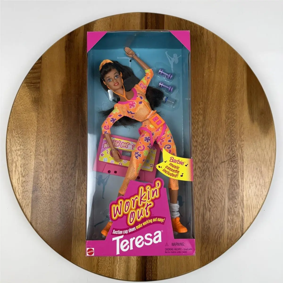 Mattel Barbie Workin` Out Teresa Doll with Cassette Tape