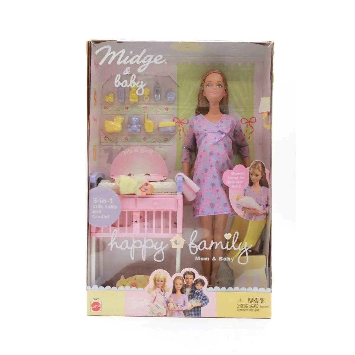 Barbie Happy Family Midge Baby