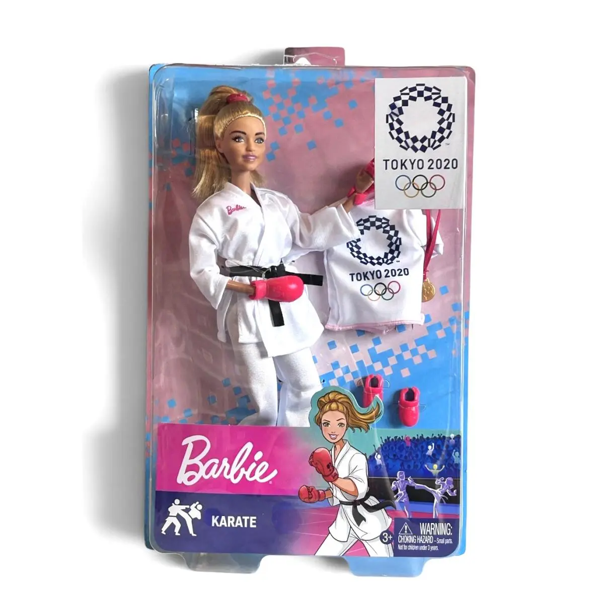 Barbie Tokyo 2020 Karate Olympic Licensed Karate GJL74 Martial Arts