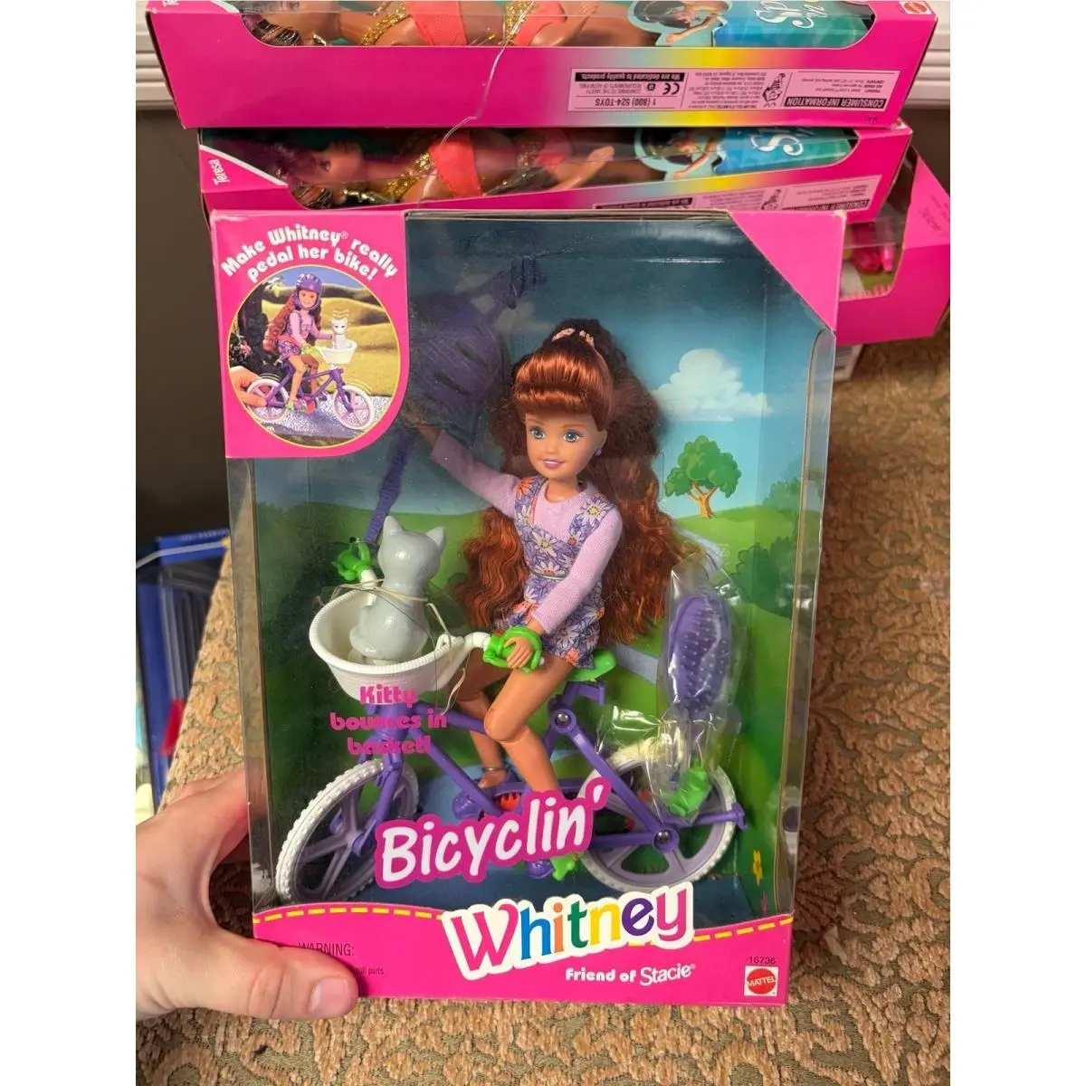 Barbie Bicyclin` Whitney Doll Friend of Stacie 1996 Mattel 16736