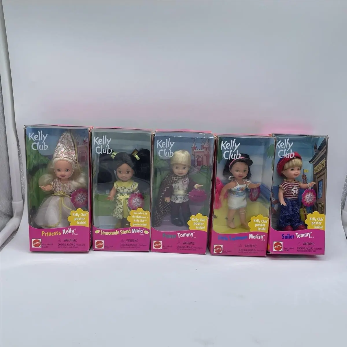 5 Vintage Kelly Club Dolls Sister TO Barbie Box 1999-2000