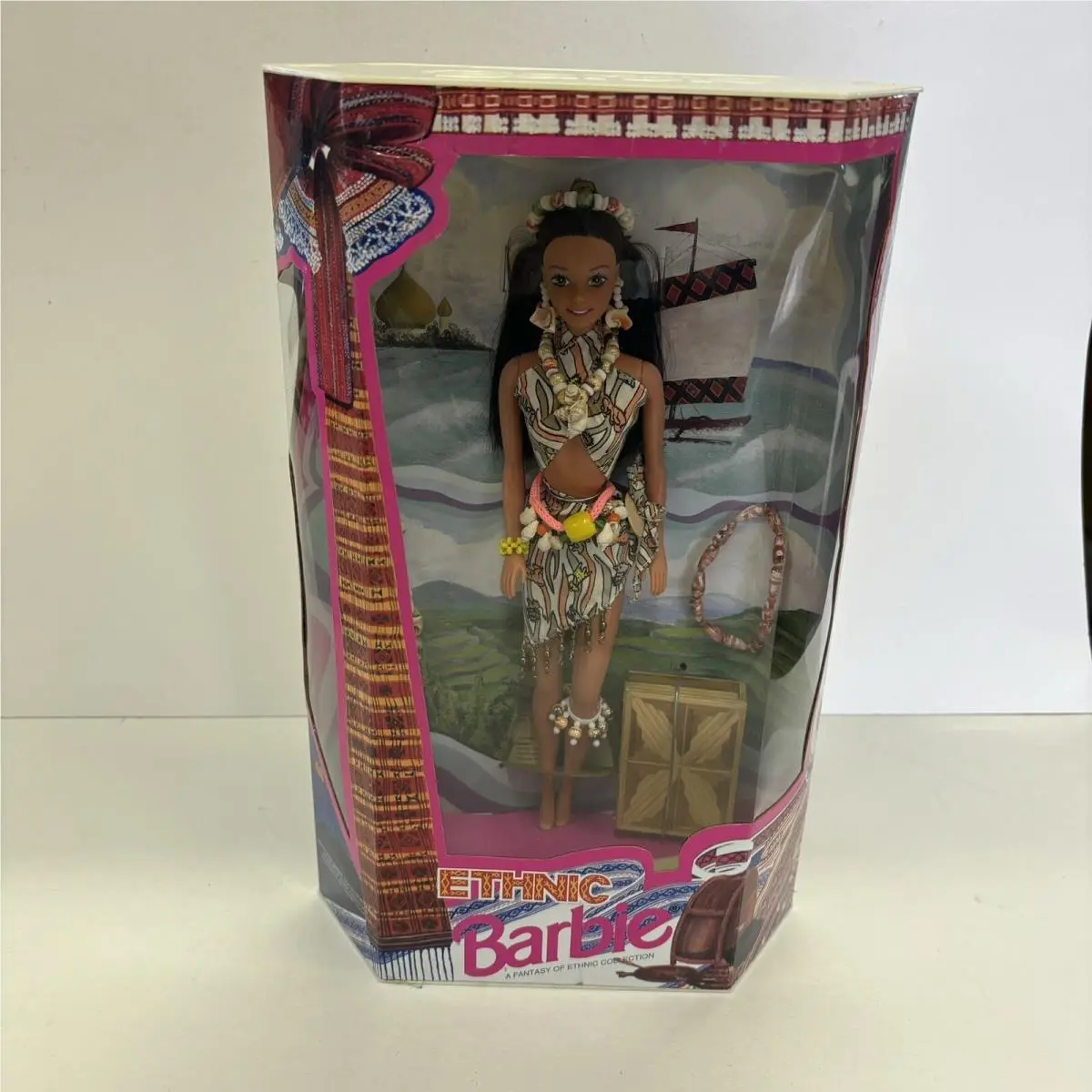 1994 Ethnic Barbie A Fantasy OF Ethnic Collection 61369 Nrfb Vintage