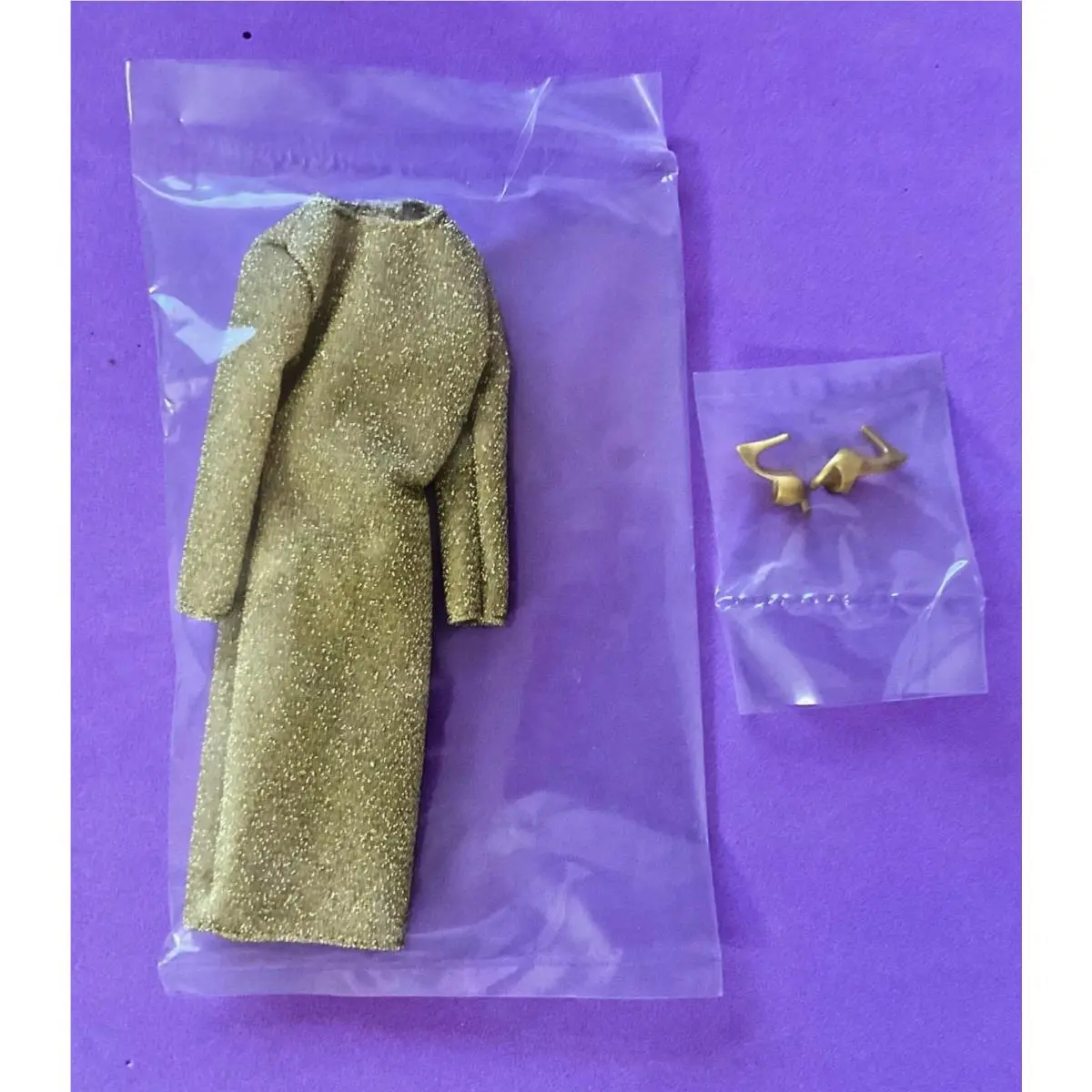 Barbie Signature Bill Greenin2024 Barbie 12 Days of Christmas Gold Dress Shoes