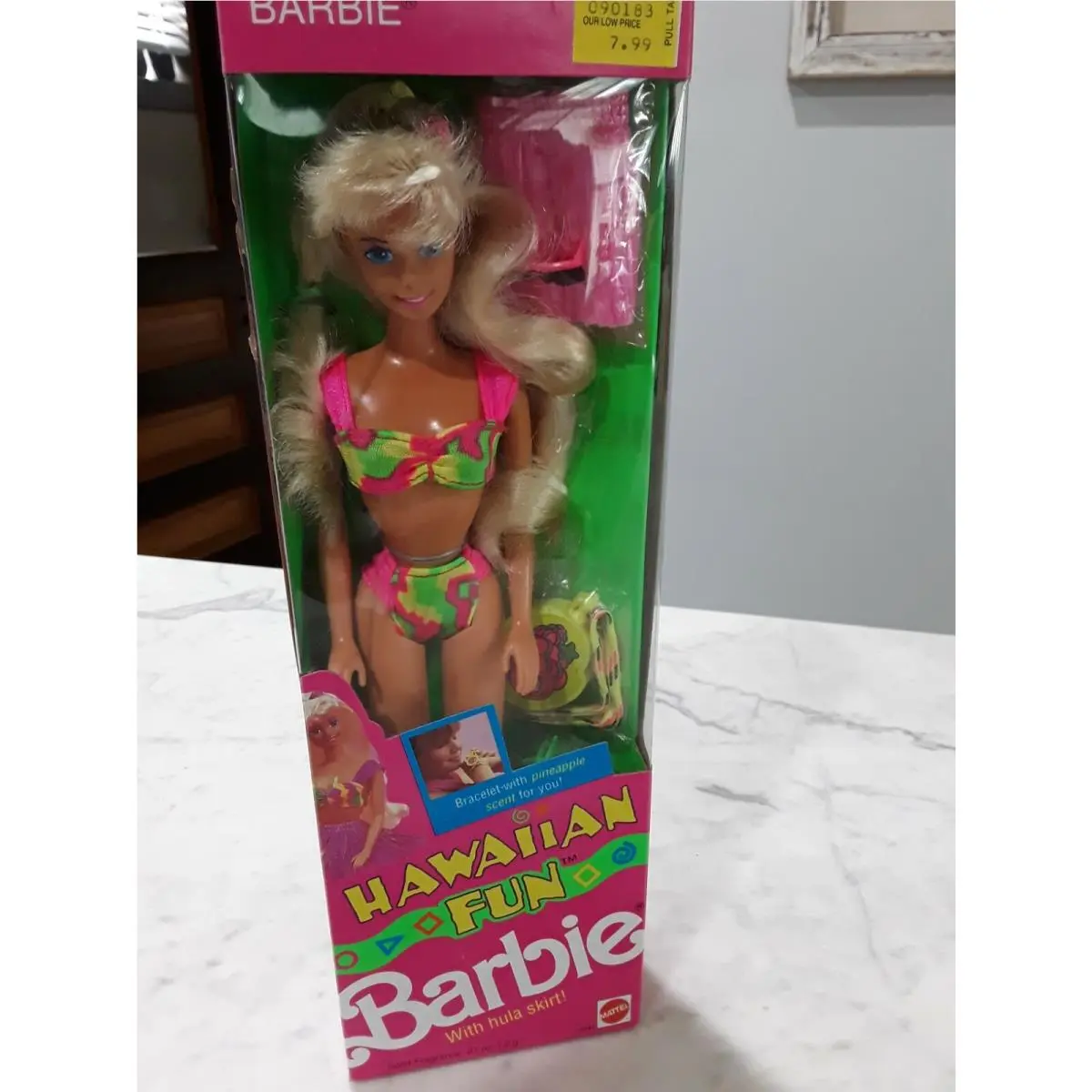 Barbie Doll Hawaiian Fun 1990 in Box Never Opened Mattel