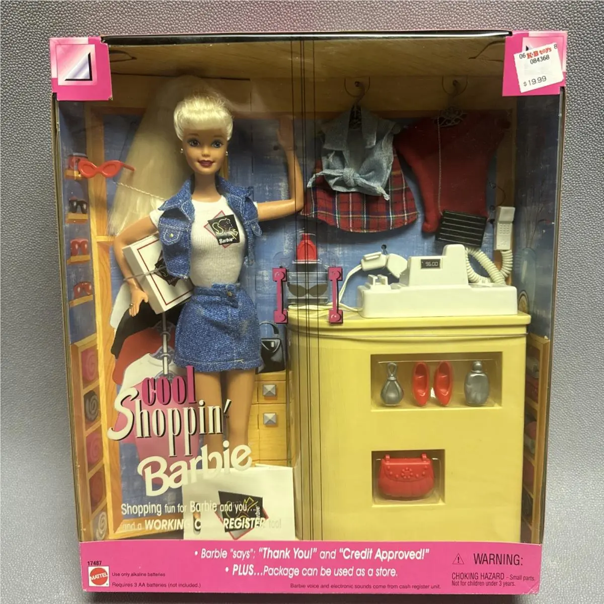 Barbie Cool Shopping Vintage Mattel 1997 Barbie Doll Accessories 17487 Read