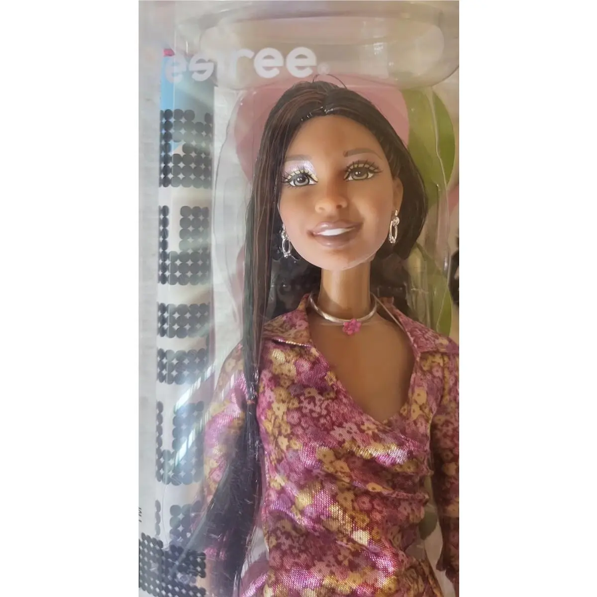 Barbie Fashion Fever Desiree Purple Yellow Dress H0923 2005