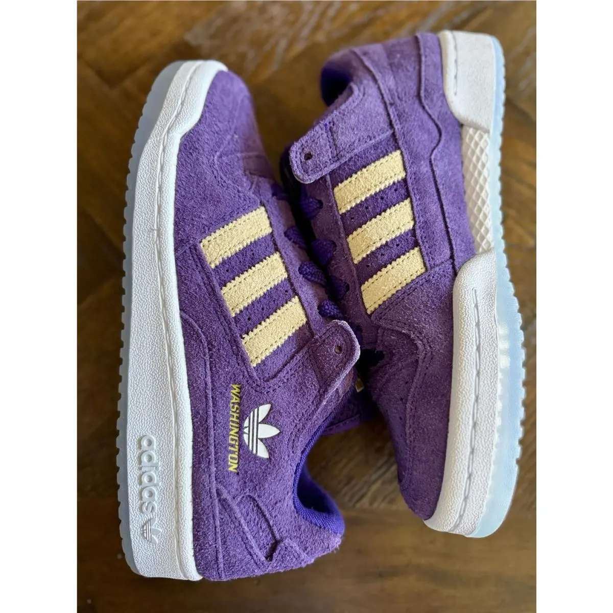Adidas shoes - Forum Low CL NCAA - Forum Low NCAA - HQ7474 - Purple 4