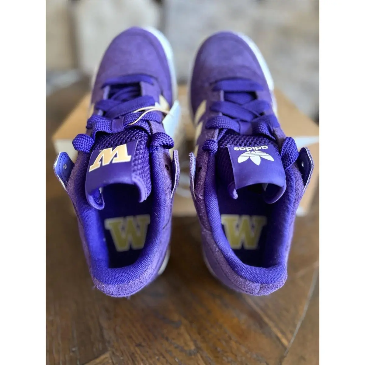 Adidas shoes - Forum Low CL NCAA - Forum Low NCAA - HQ7474 - Purple 5