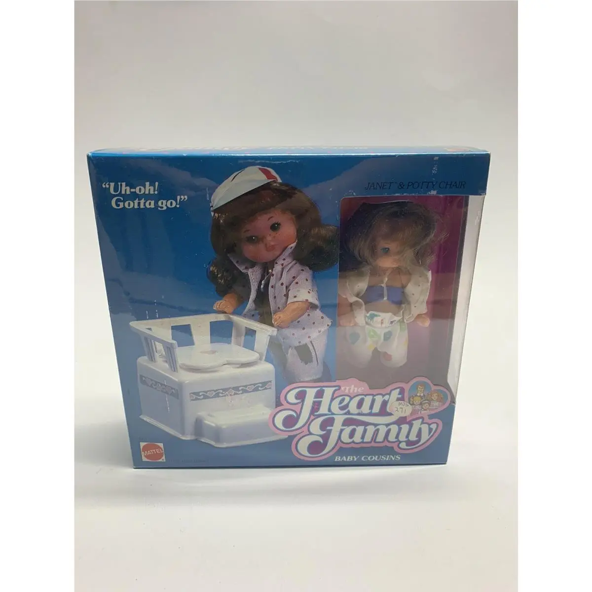The Heart Family Baby Cousins Janet Potty Chair 5397 1987 Toy
