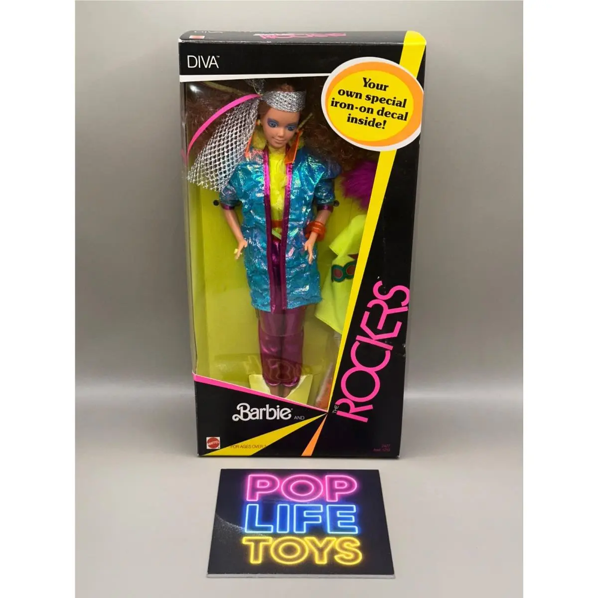 Vintage 1985 Mattel Barbie The Rockers Wave 1 “diva” 2427 Nrfb