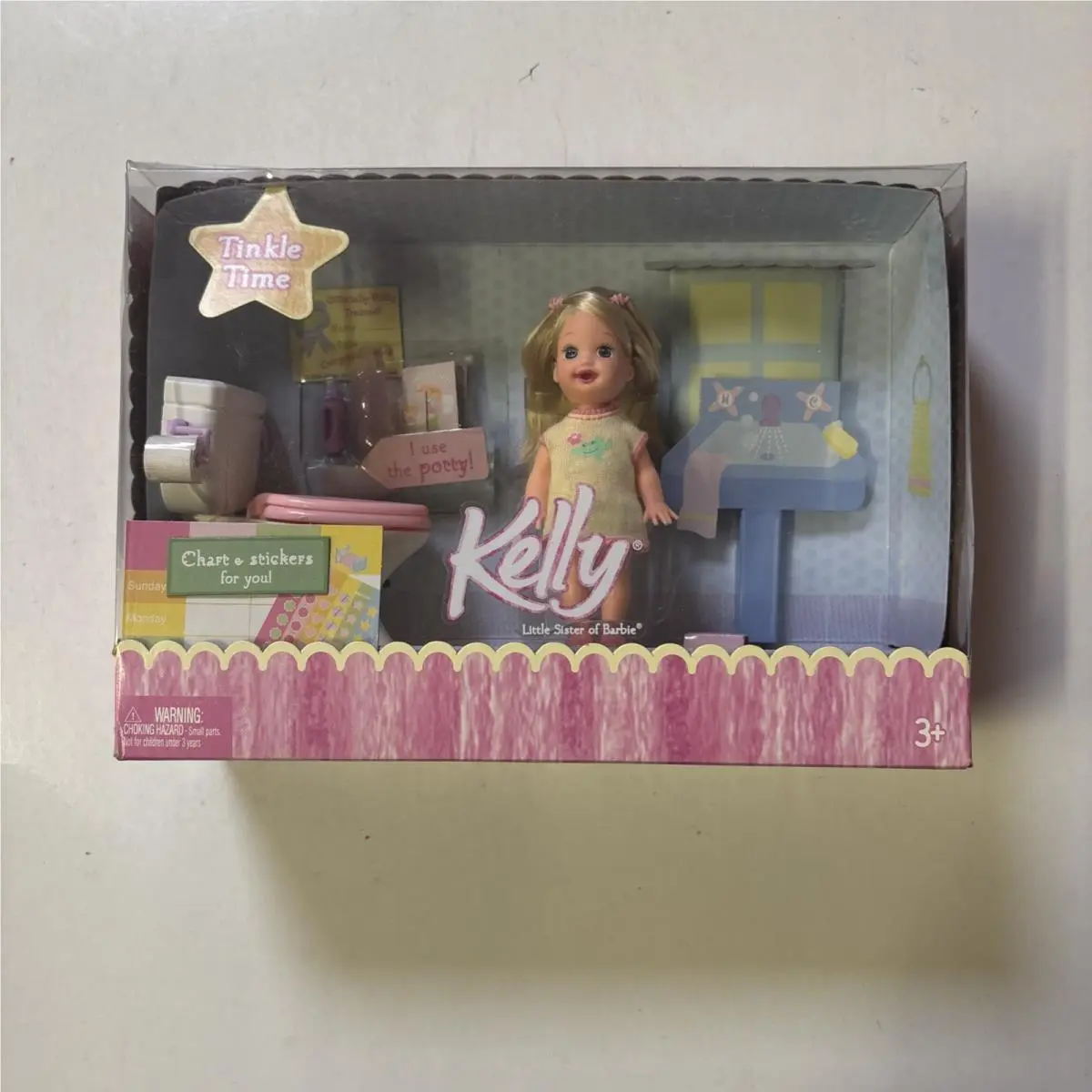 2004 Mattel Barbie Kelly Tinkle Time