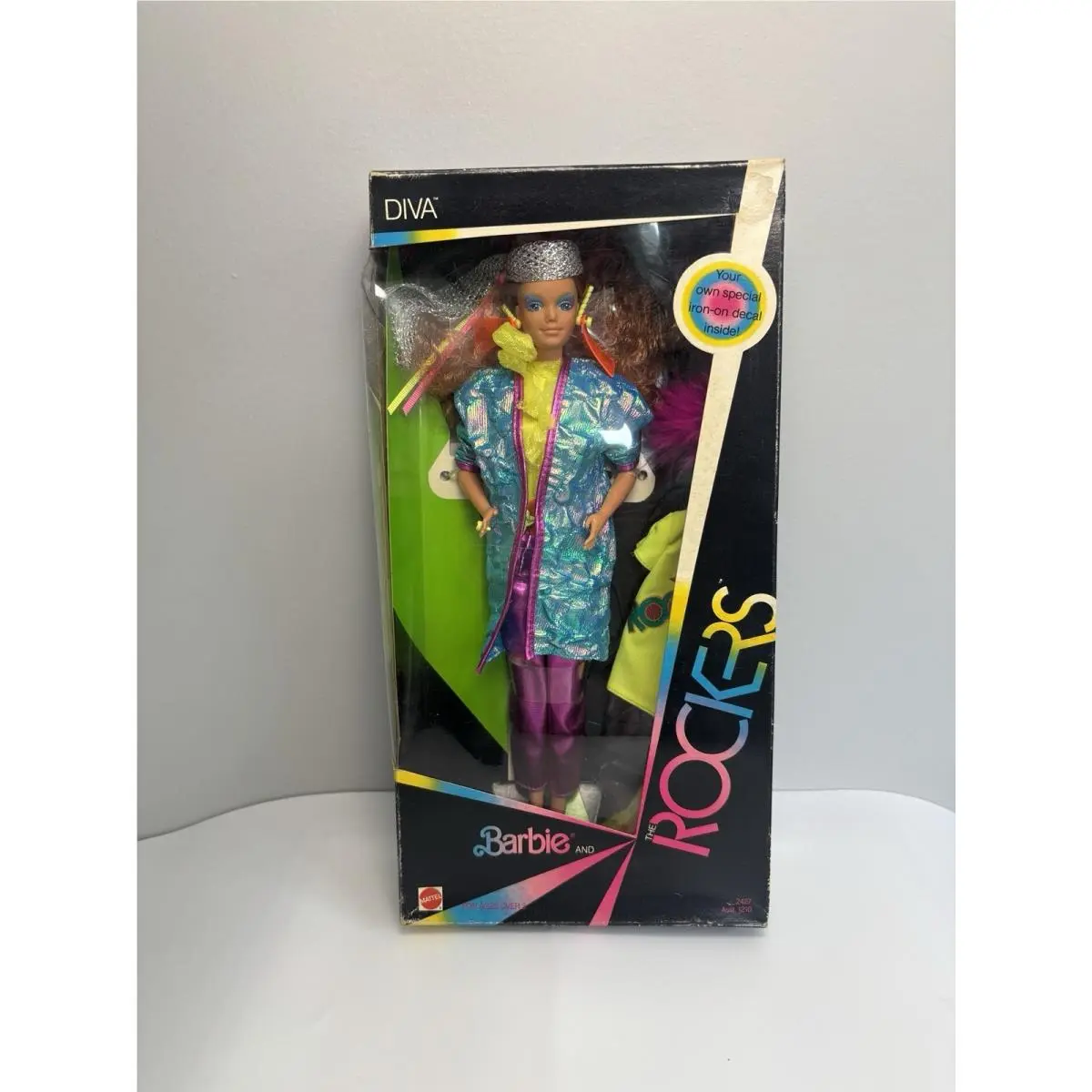 1985 Mattel Barbie Rockers Diva Doll Rare 2427 Nrfb
