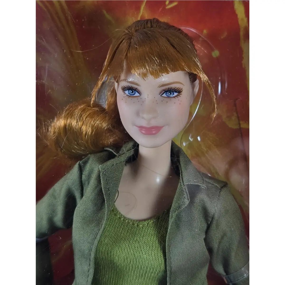 N479 Nrfb Barbie Doll Jurassic World Claire Bryce Dallas Howard Auburn Doll