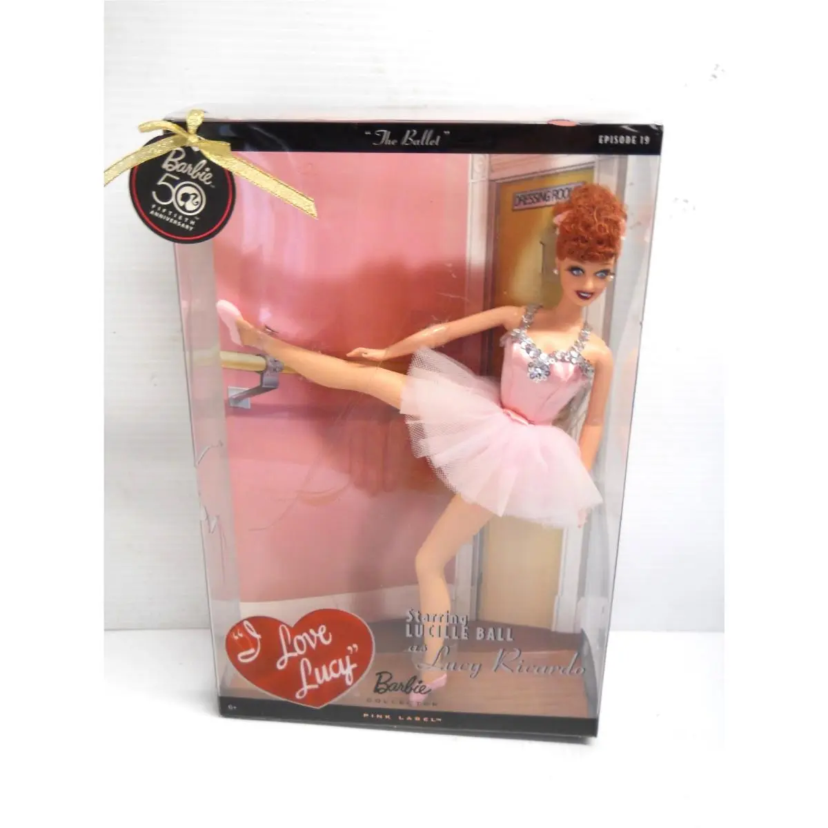 2008 Mattel I Love Lucy Barbie Episode 19 The Ballet 12 Doll Pink Label 50th An