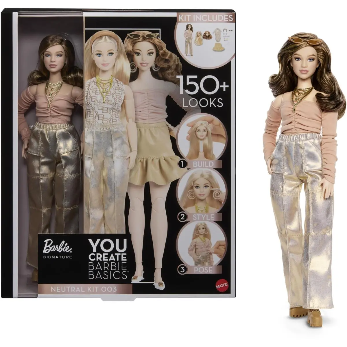 Barbie Basics You Create Neutral Kit 003 Customizable Fashion Clothing Posable