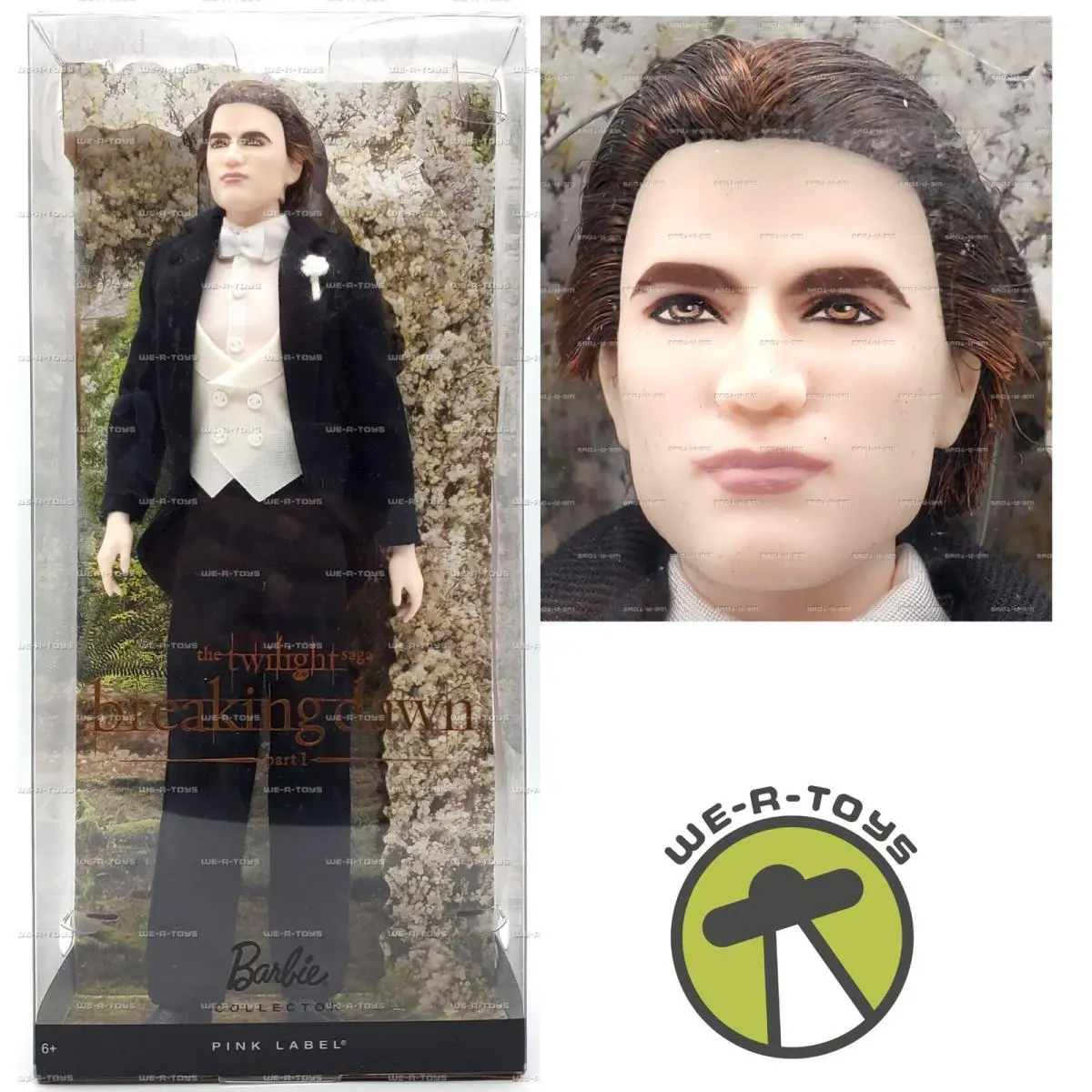 The Twilight Saga Edward Barbie Doll Breaking Dawn Groom w Tux 2011 Mattel T7652
