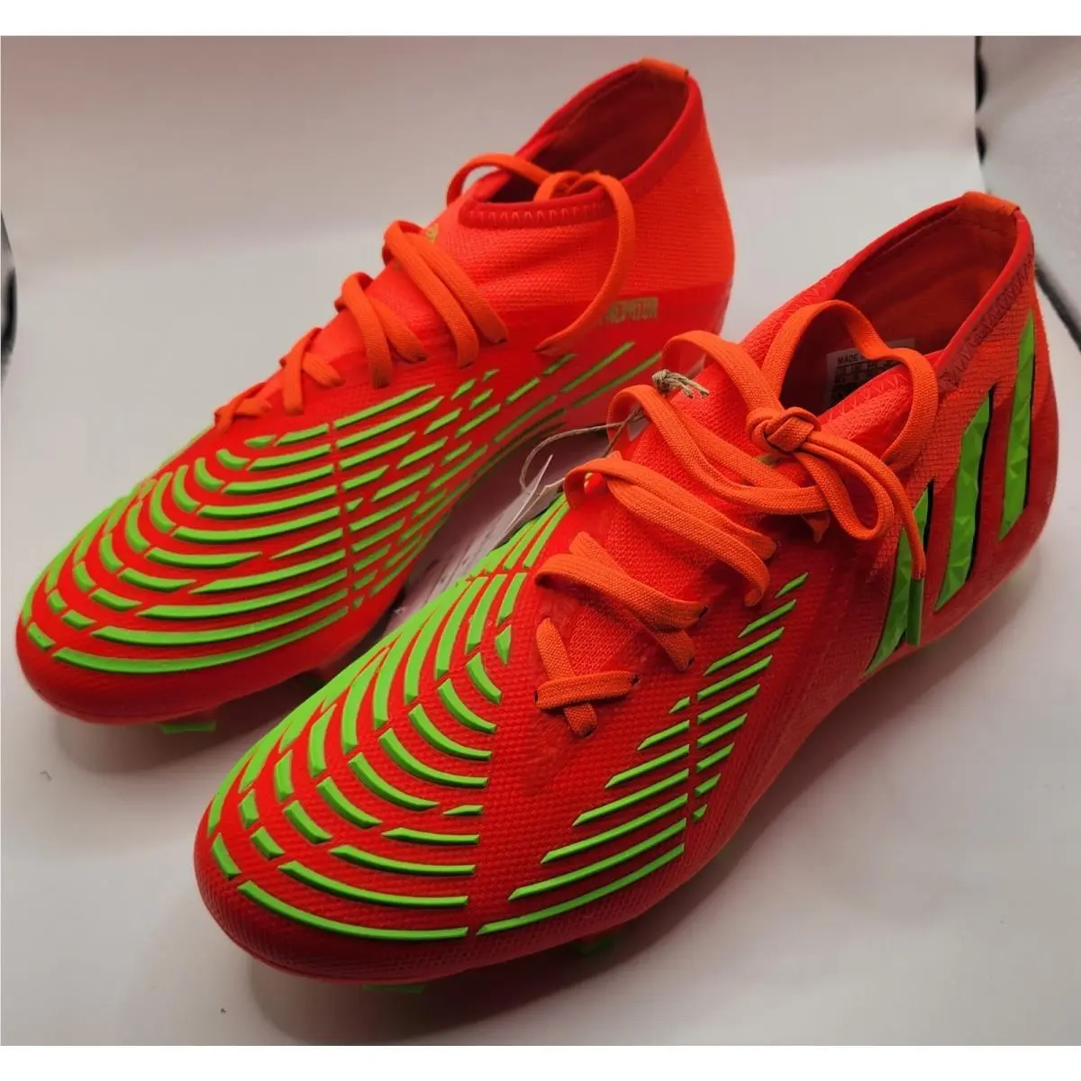 Adidas Predator Edge.2 FG Soccer Cleats Solar Red Men`s 6.5 Women’s 7.5 GW1009