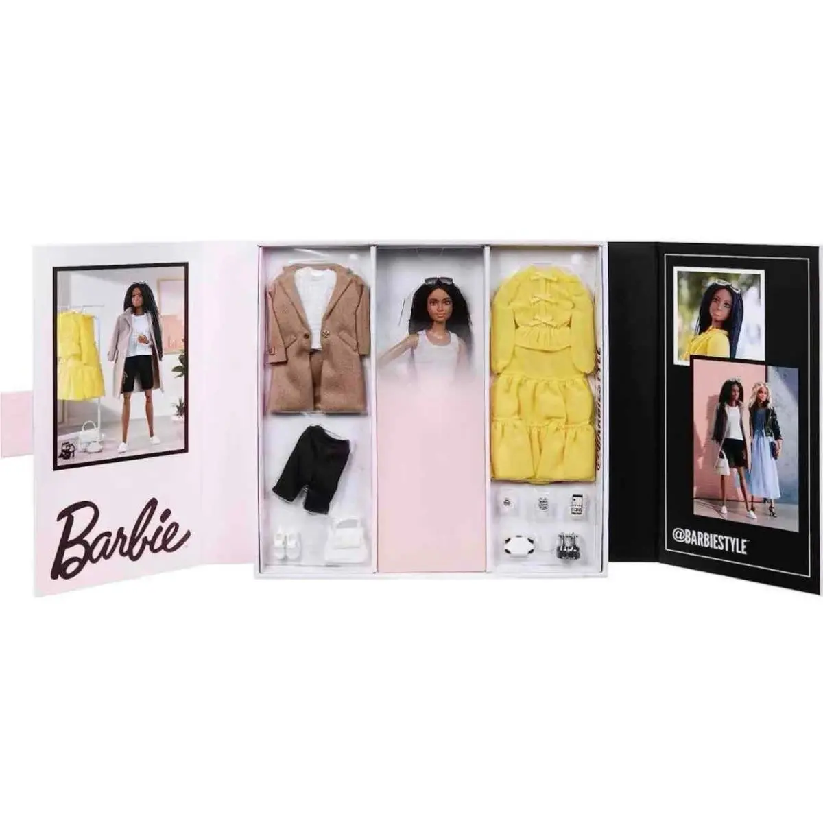 12 Barbie Signature Barbie Style 2 Fashion Doll Gift Set Gold Label GTJ83 Nrfb