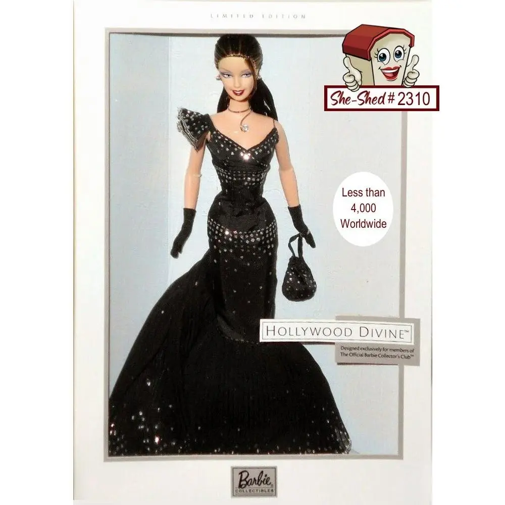 Barbie Hollywood Divine Brunette Doll 2004 Mattel B3426 Collector Vintage Nrfb
