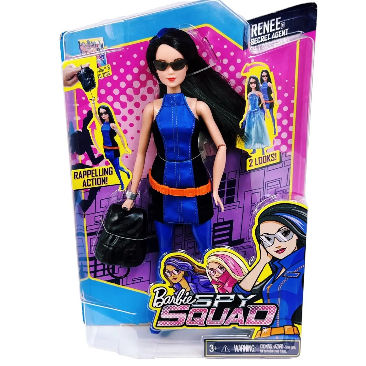 Barbie Spy Squad Renee Secret Agent 2 In 1 Doll Disguise Gown 2016 Toys Girls 3+