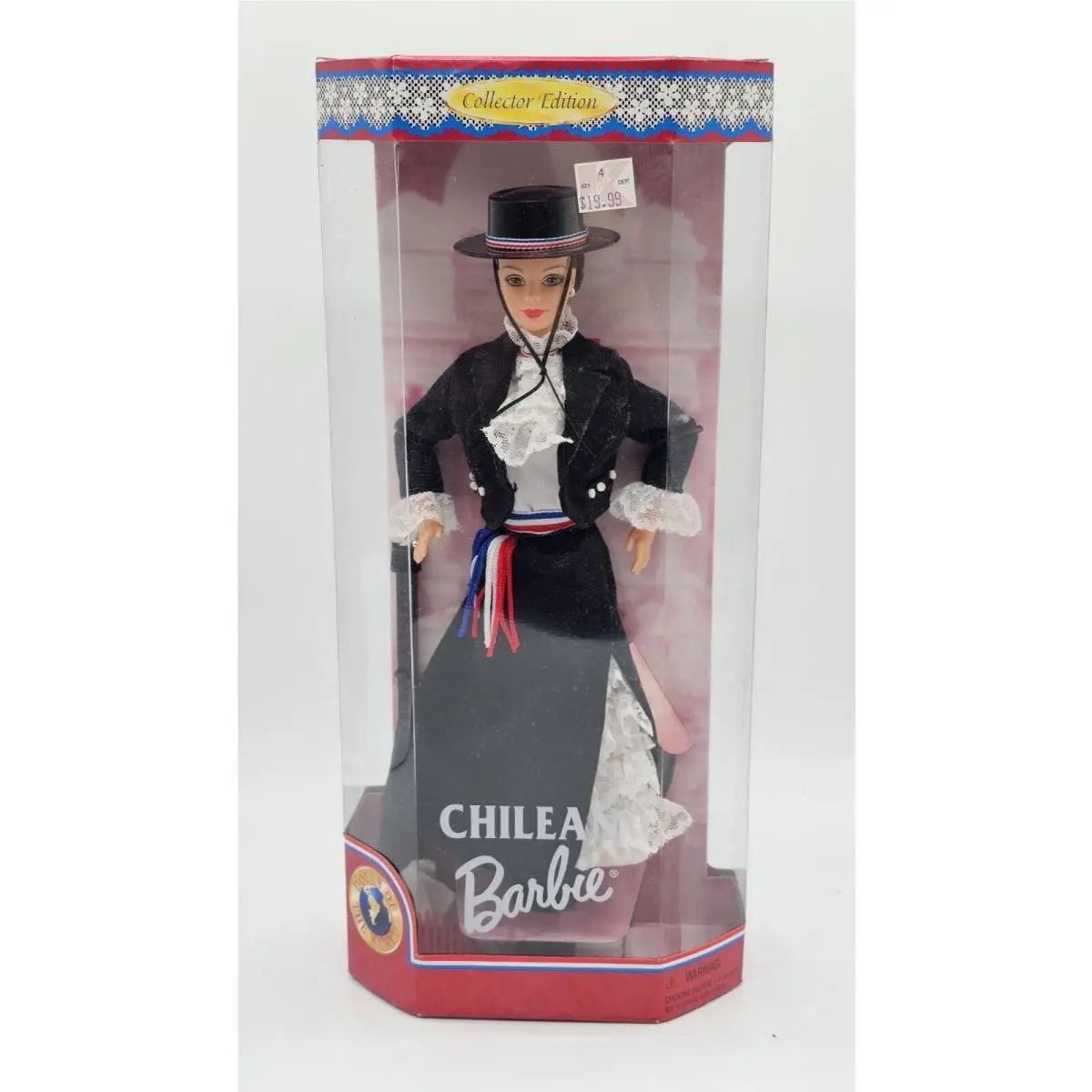 Barbie Chilean Barbie Doll Mattel Collector Edition 1997 Dolls of The World