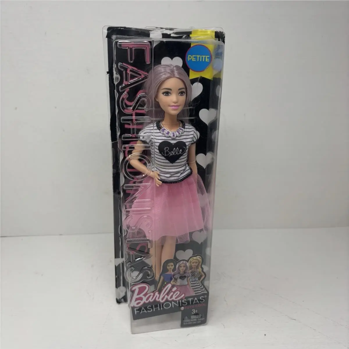 2016 Mattel Barbie Tutu Cool 57 Fashionista Purple Hair Nrfb