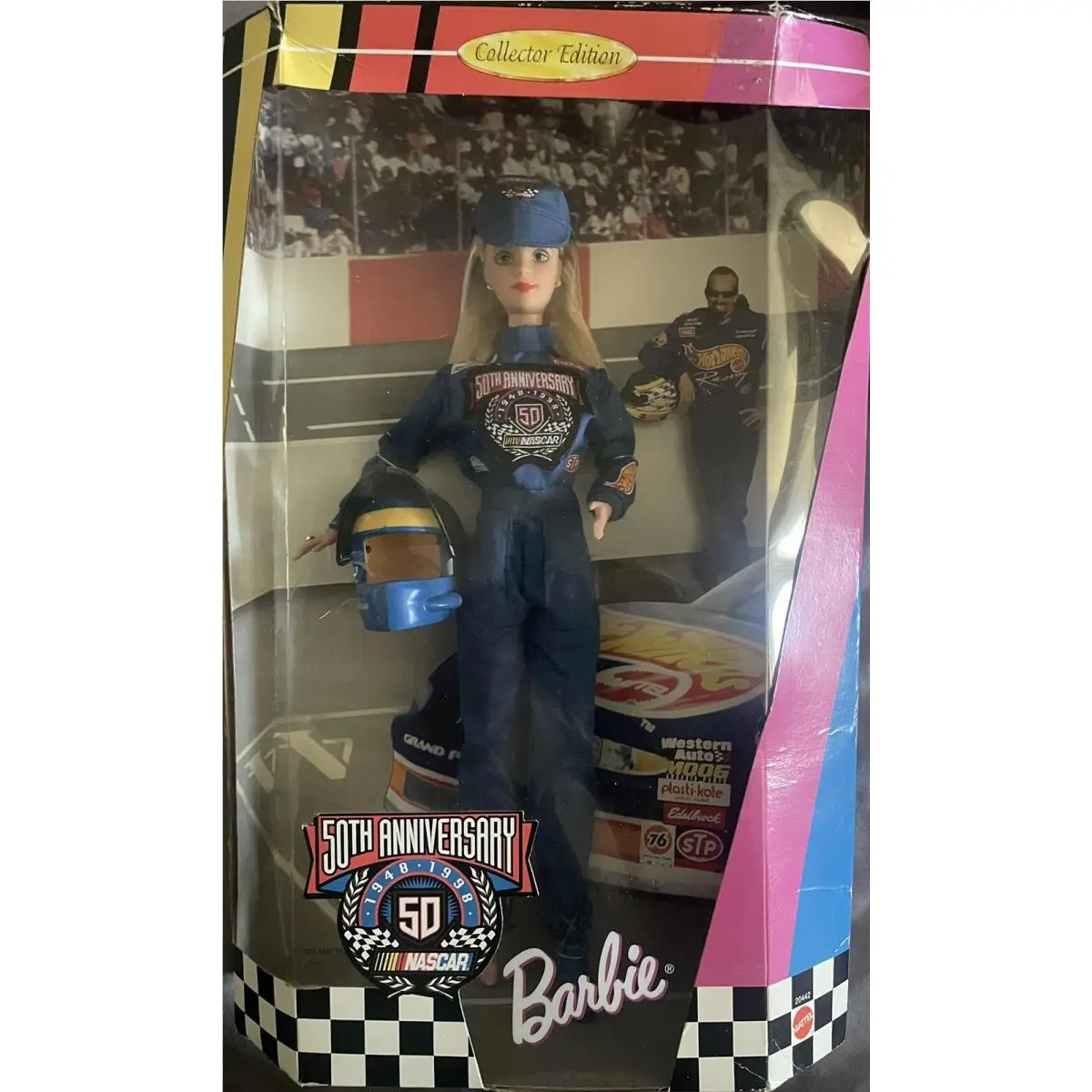 Barbie Nascar Racing Doll 1998 50th Anniversary Mattel Collector Edition