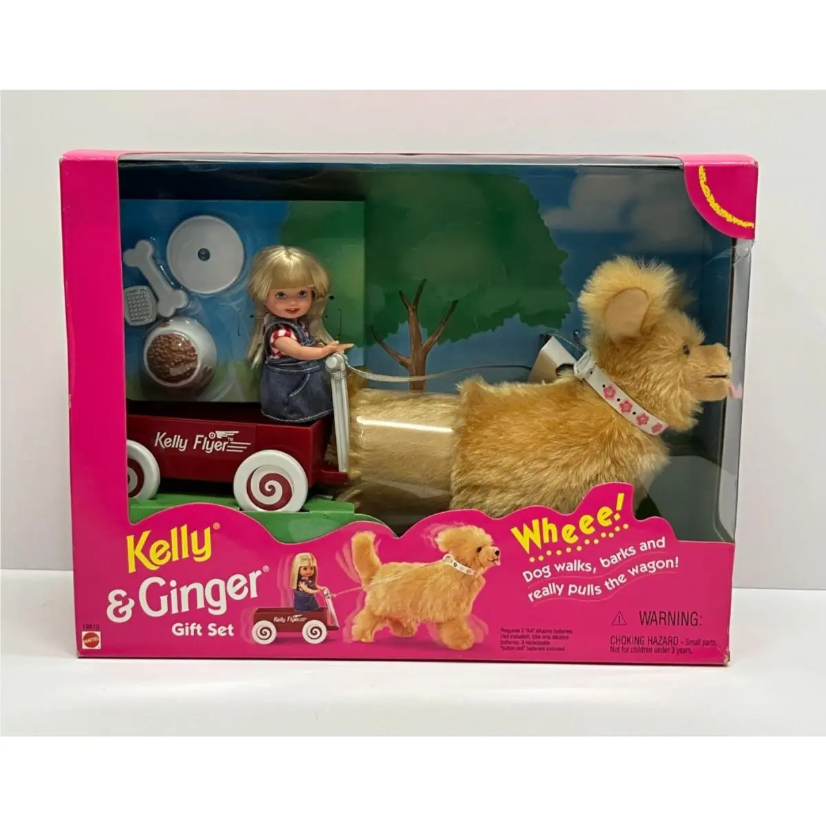 Kelly Ginger Gift Set Mattel 1997 with Flyer Wagon 19810