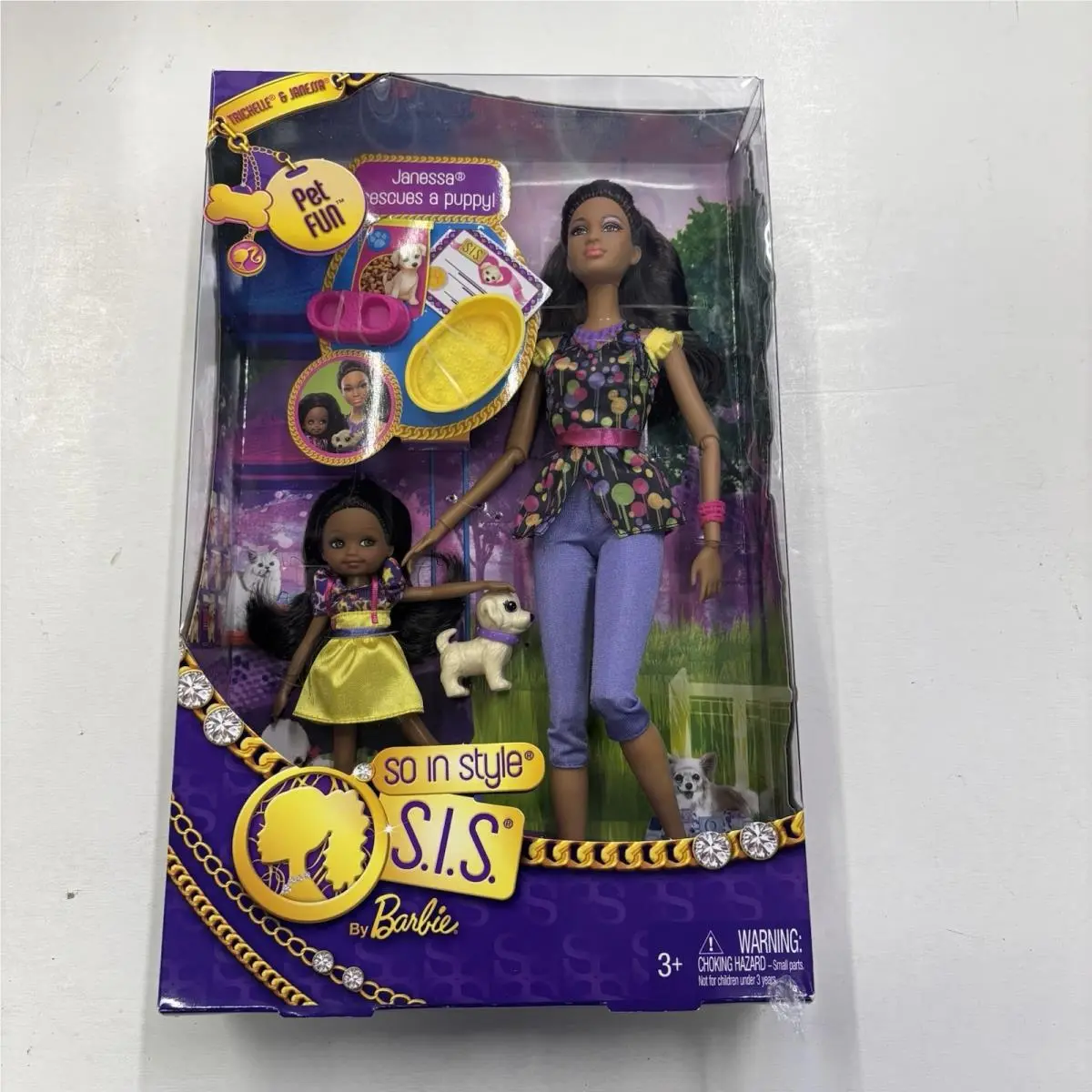 Barbie S.i.s So In Style Mentoring Pet Fun Trichelle and Janessa Dolls