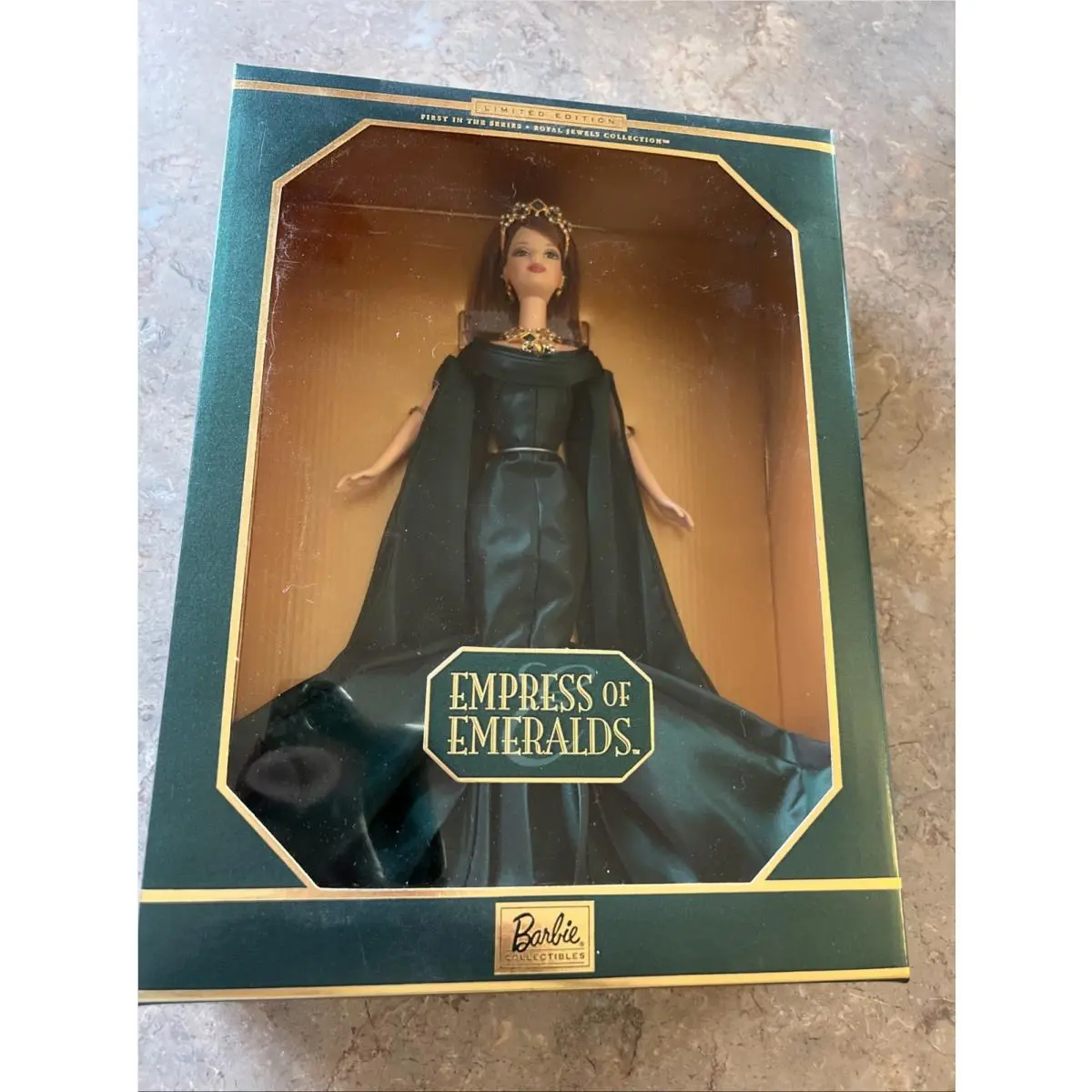 1999 Empress of Emeralds Royal Jewels Collection Barbie Doll