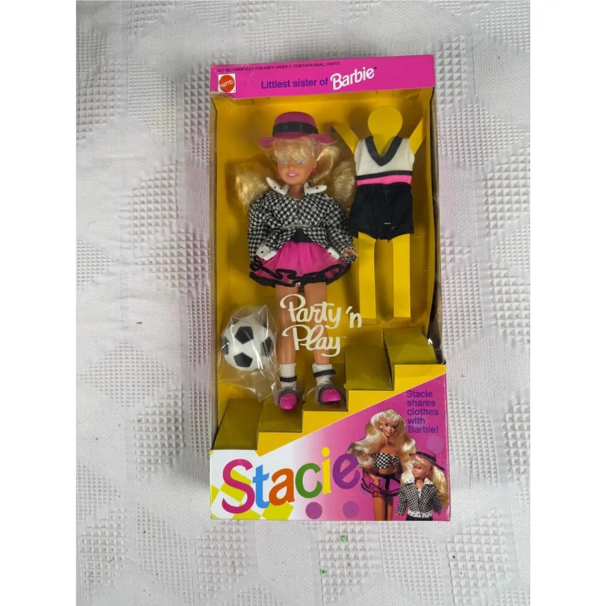 Stacie Little Sister of Barbie Party N Play Doll 1992 Mattel Outfit 5411