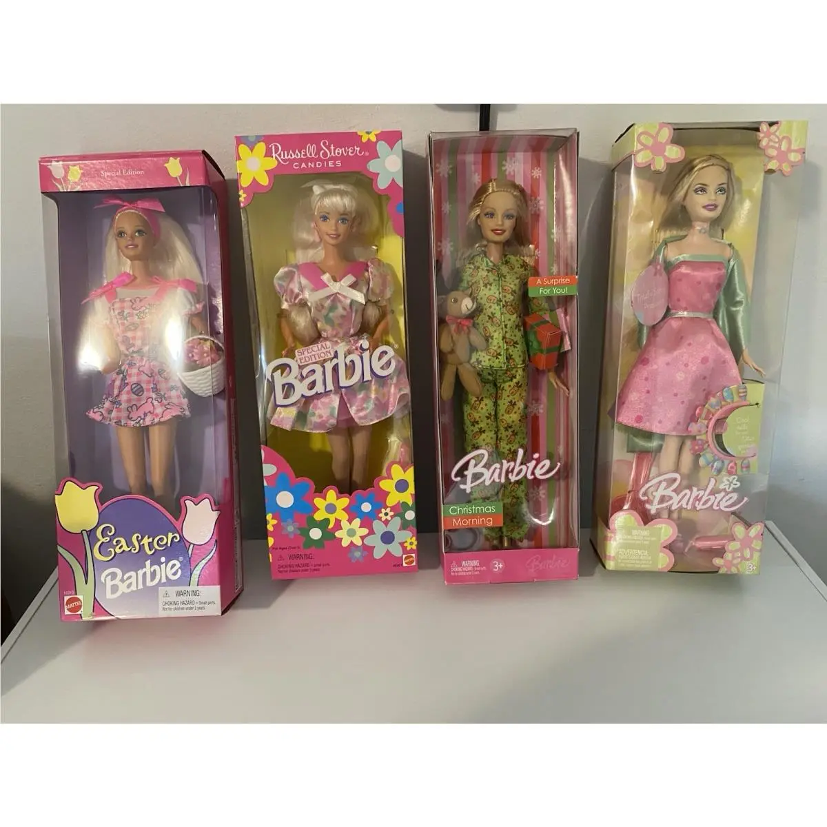 4X Mattel Barbie Dolls Special Edition Holiday… Read