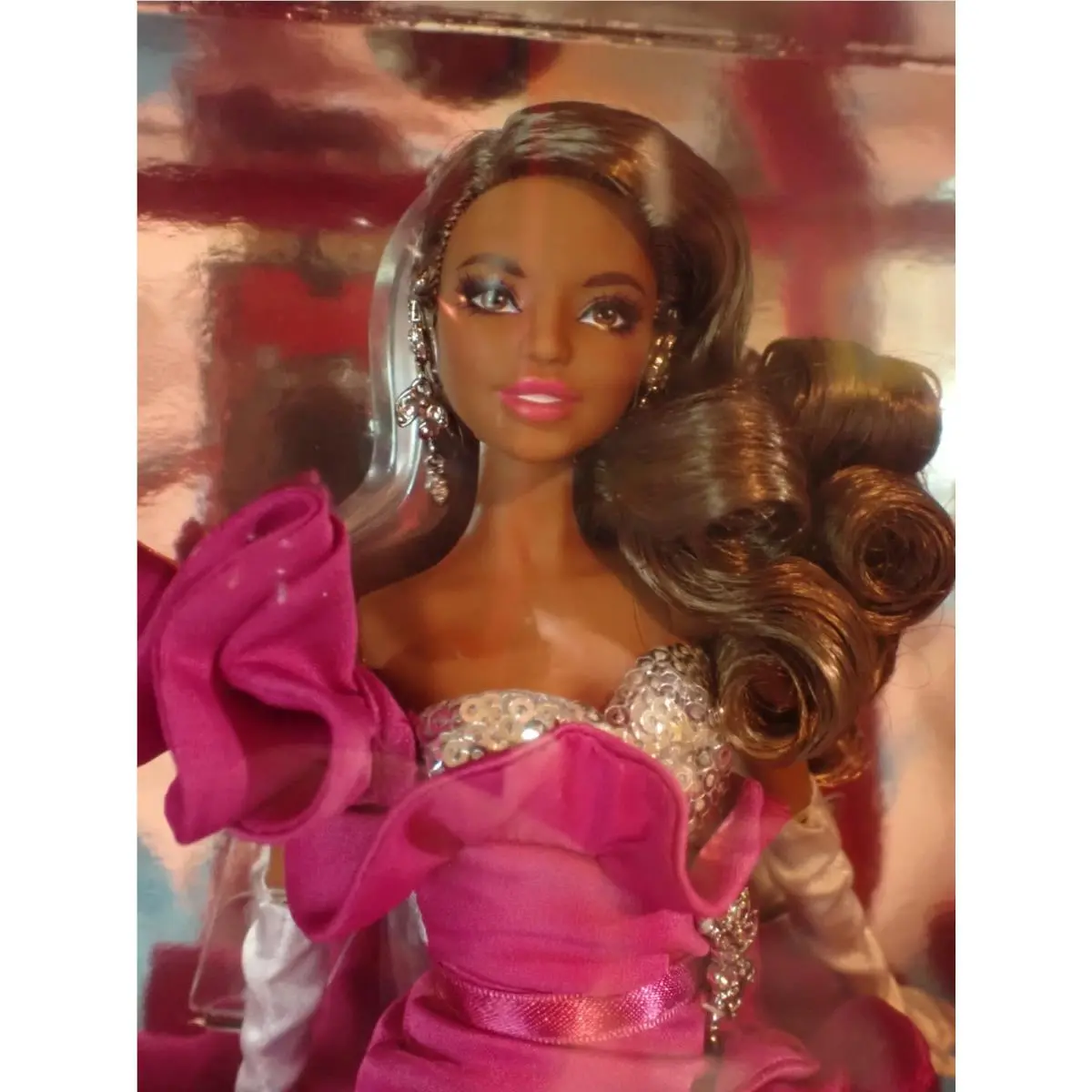 Beautiful Barbie Signature Pink Collection Doll 2021 Nrfb Excellent