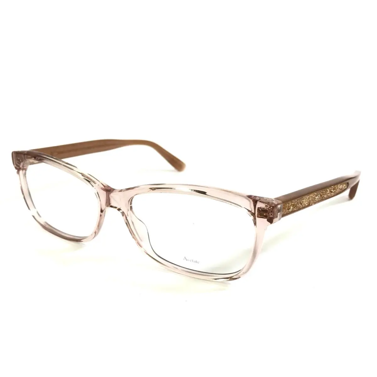 Eyeglasses Frames JC239 Fwm Crystal Sparkly Gold 55-15-145 by Jimmy Choo