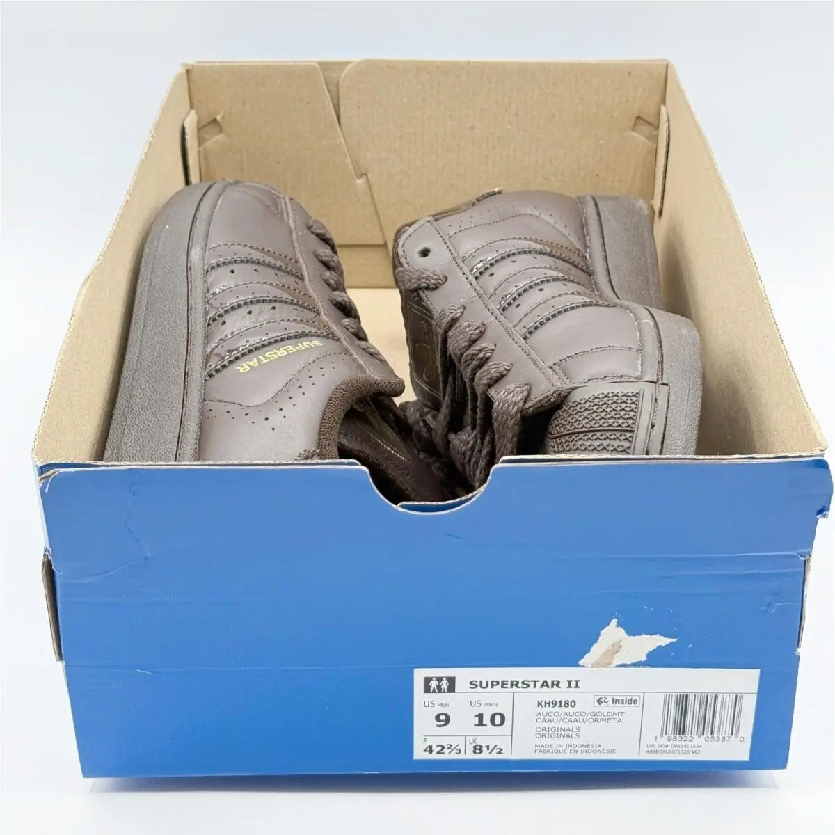 Adidas shoes - adidas Superstar II - Superstar - KH9180 - Brown (UPC: 198322053870) 0