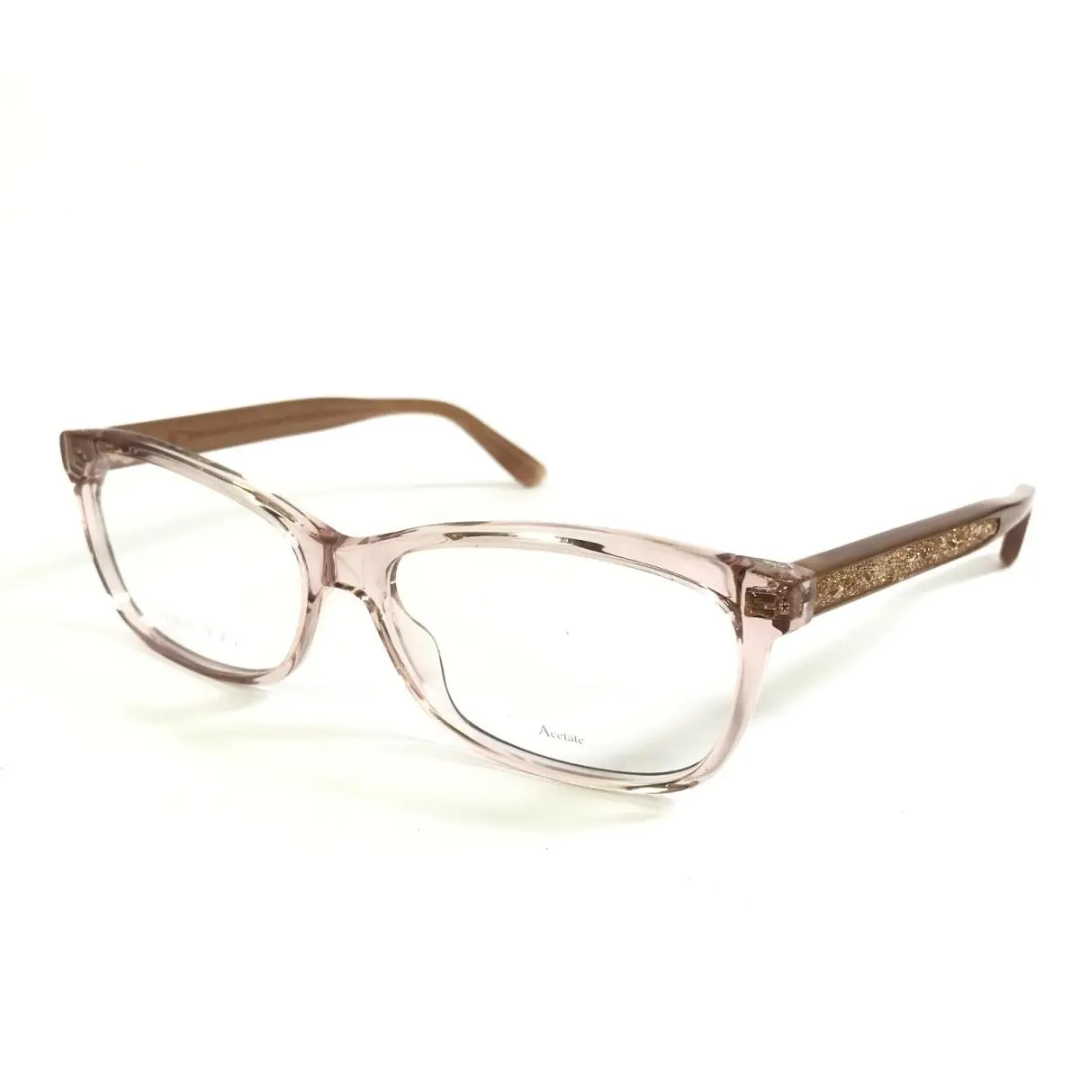 Eyeglasses Frames JC225 Fwm Transparent Clear Pink 54-15-145 by Jimmy Choo