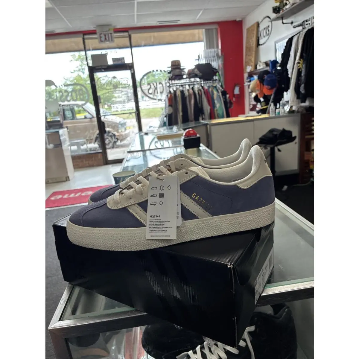 Adidas shoes - adidas Gazelle - Gazelle - HQ7546 - Purple 10