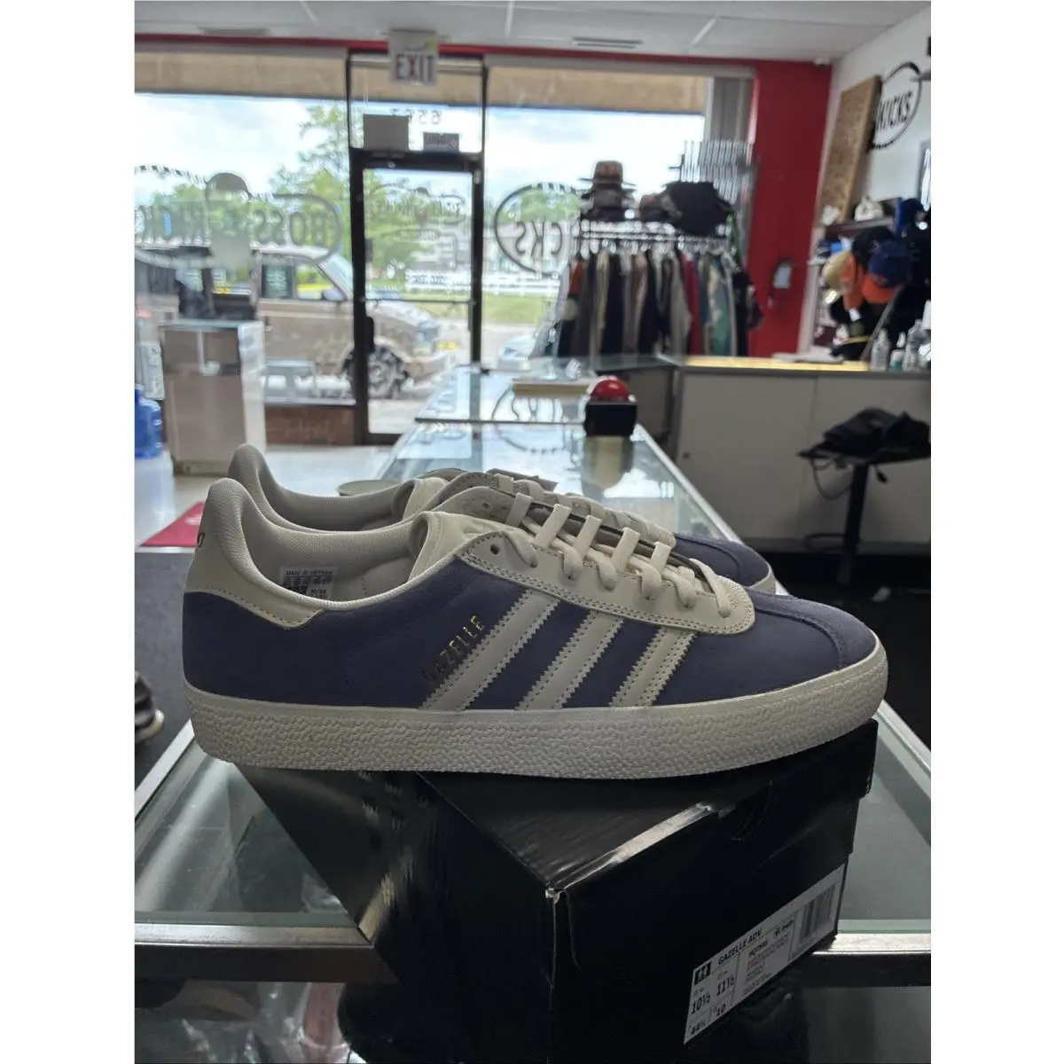 Adidas shoes - adidas Gazelle - Gazelle - HQ7546 - Purple 4