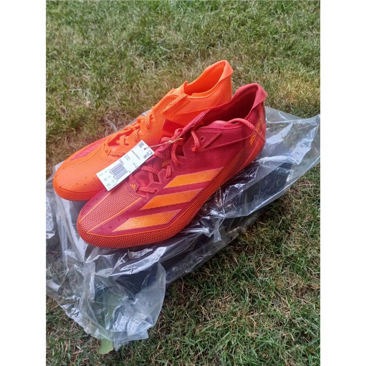 Adizero Electric Snack Attack Chili Football Cleats Shoes Men`s Size 16 by Adidas