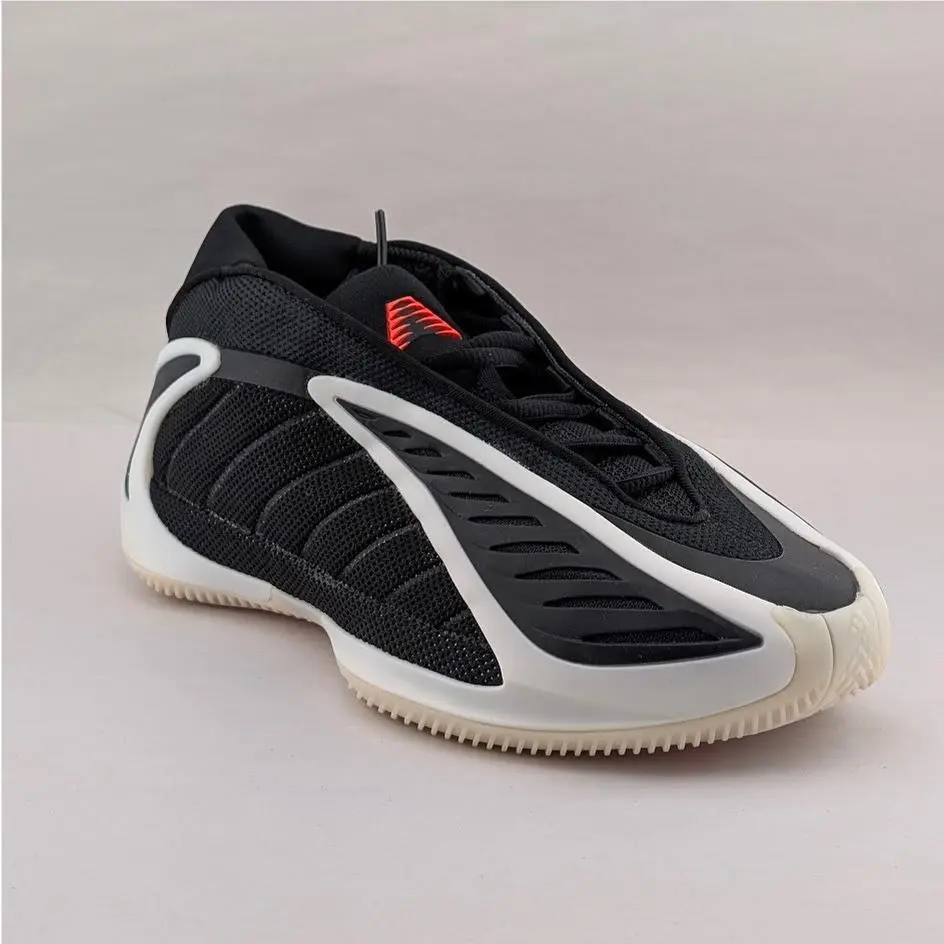 Anthony Edwards 2 J Shoes Youth Size 4Y Black Basketball Sneakers JR9377 by Adidas