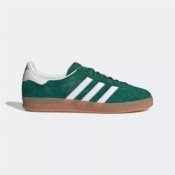 11.5M - Men`s Adidas Gazelle Indoor Shoes Green IG1596