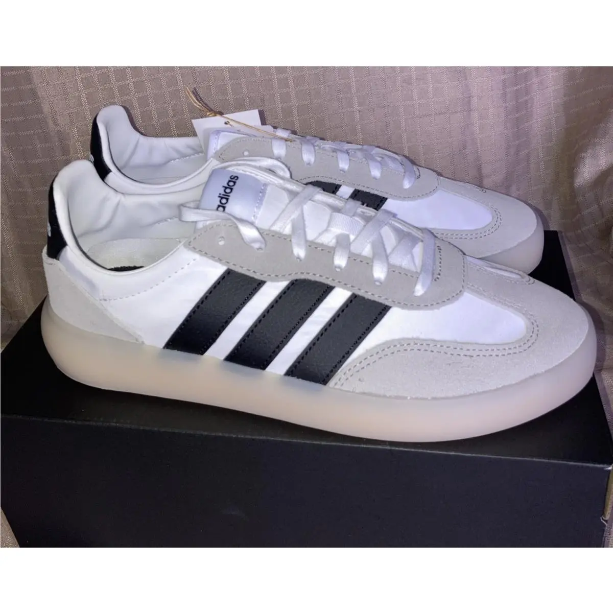 Men`s  Barreda Decode White/black/grey JI2315 Size 8 Women Sz9 by Adidas