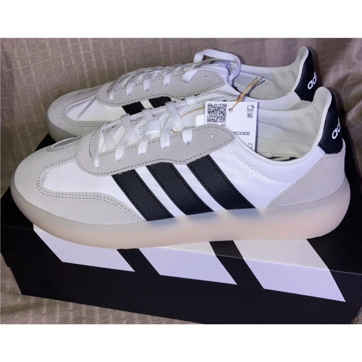 Adidas shoes - adidas Berreda Decode - Berreda Decode - J12315 - White/Black/Grey (UPC: 0197614961619) 4