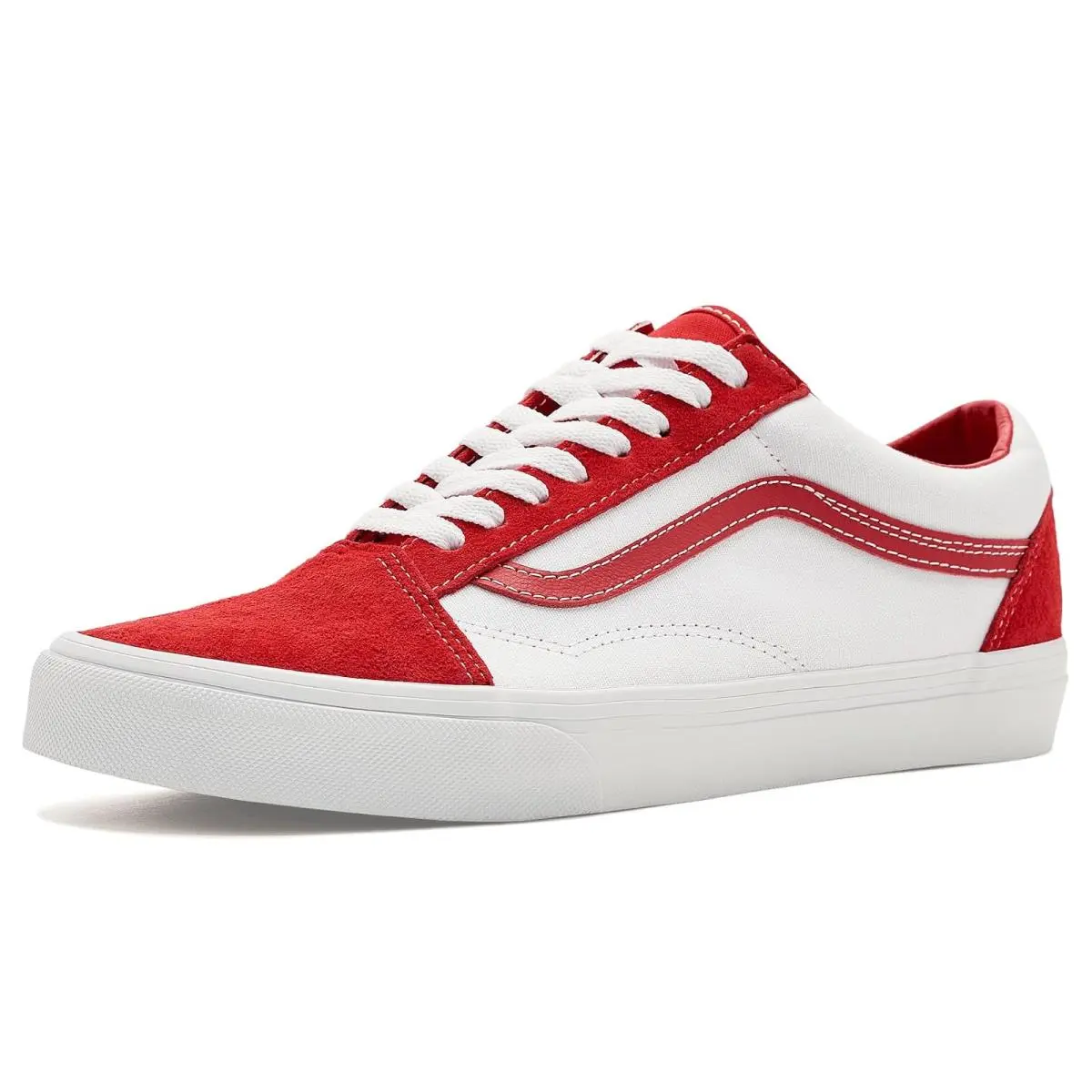 Unisex Sneakers Athletic Shoes  Old Skool™ Two-tone Red/True White by Vans