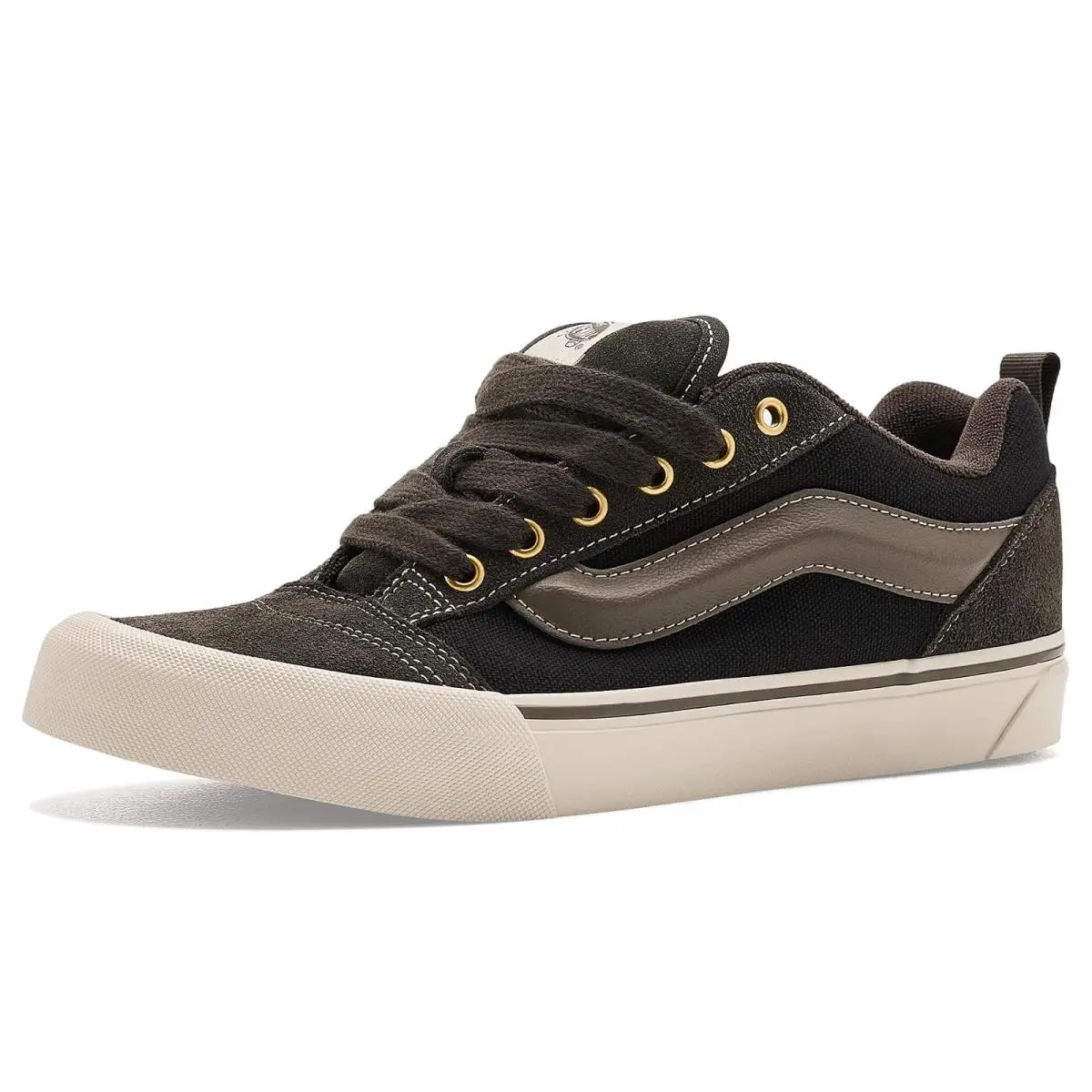 Unisex Sneakers Athletic Shoes  Knu Skool Workwear Black/Dark Gray by Vans