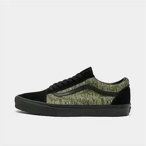 Men`s Old Skool Shoes Camo Black by Vans