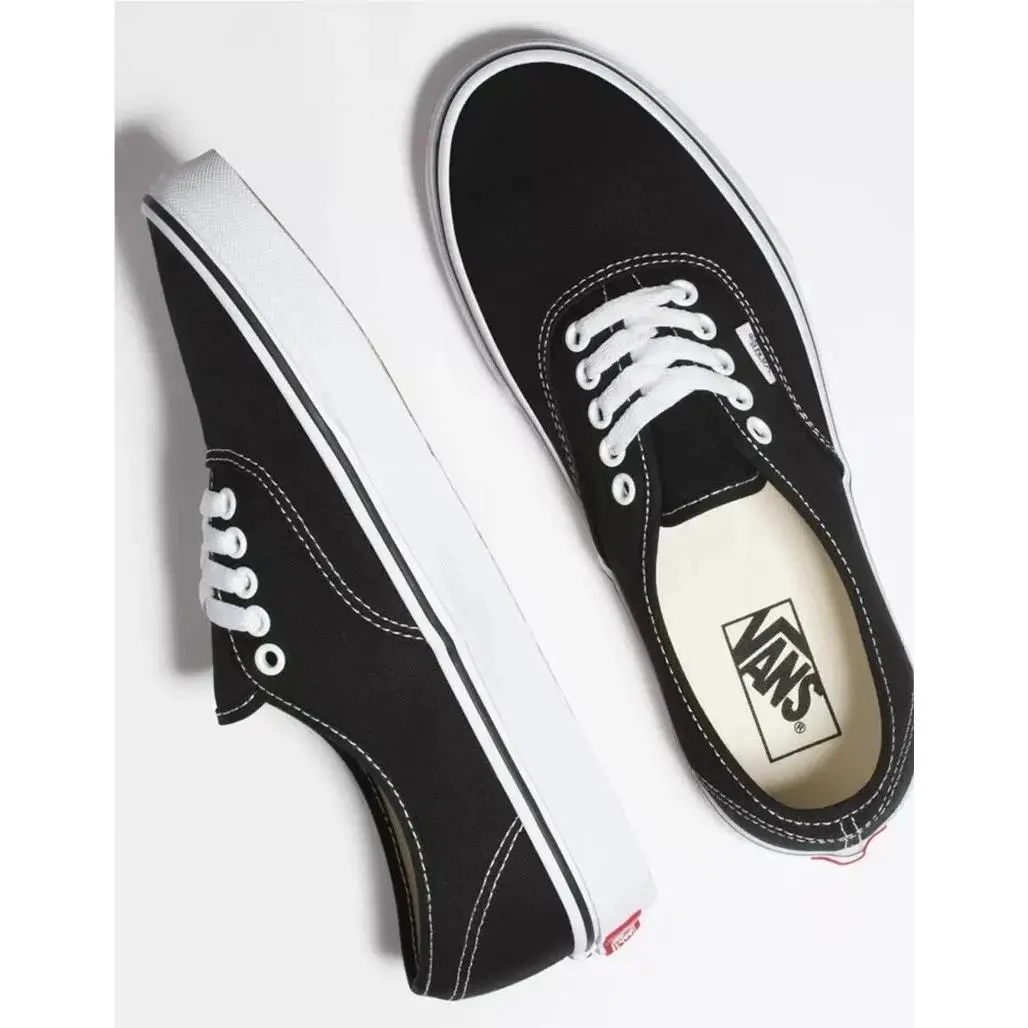 Vans shoes - Black - Black - VN-000EE3BLK - Black/ White 7