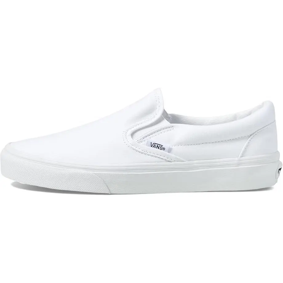 Vans Classic Slip-on True White Shoes Classic Canvas Men’s/ Women’s Sneakers