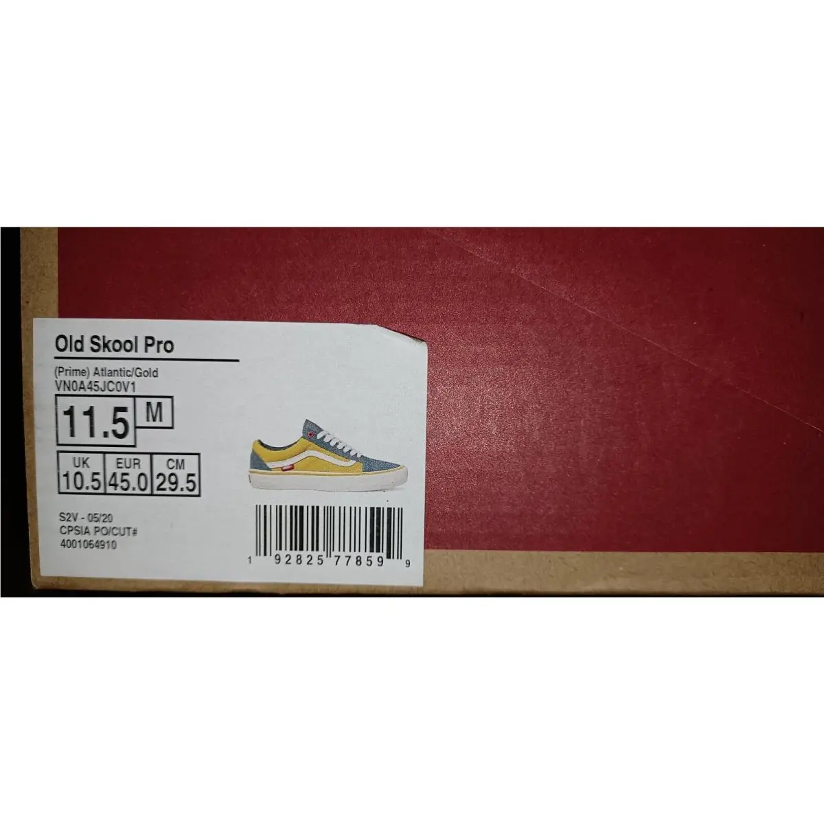 Vans shoes - Pro - Pro - VN0A45JC0V1 - Gold 22